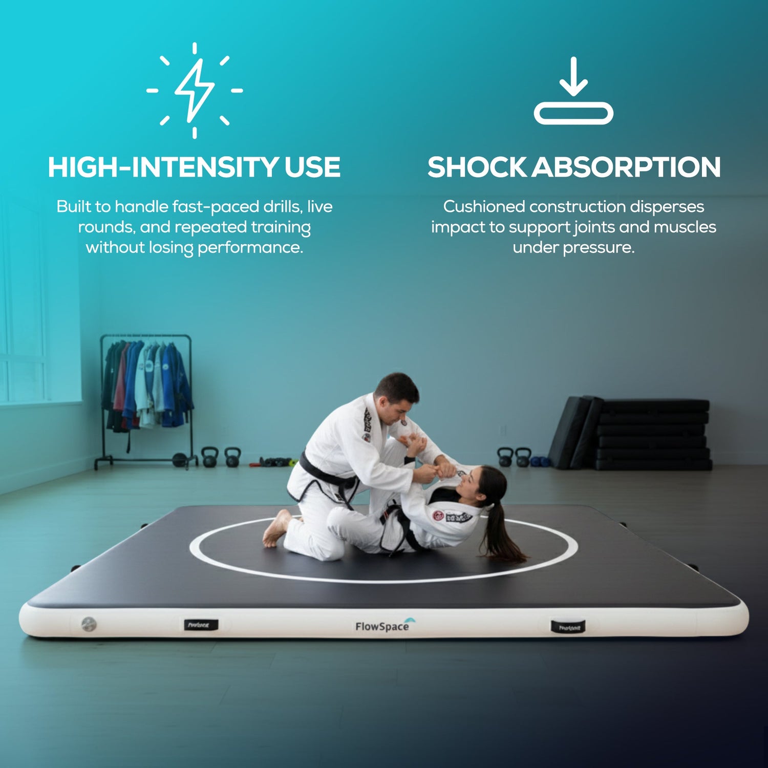Inflatable BJJ Mats