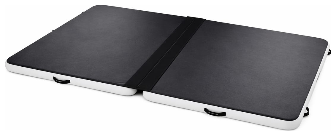 The 20 by 15 bundle, two 10 by 15 mats joined by the connector strip down the middle